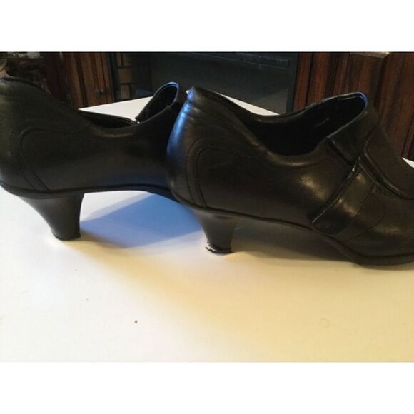 womens ECCO leather slip on ankle boots 39 (8-8.5) - Picture 2 of 5